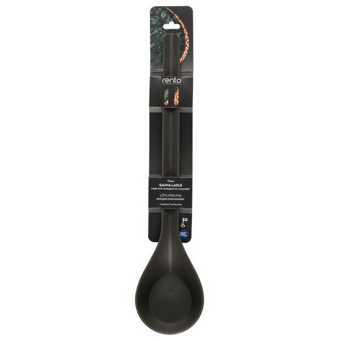 Rento Pisara Sauna Ladle Bio-composite - Peat/Black