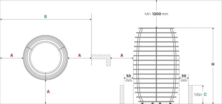 Huum Hive Mini Dimensions