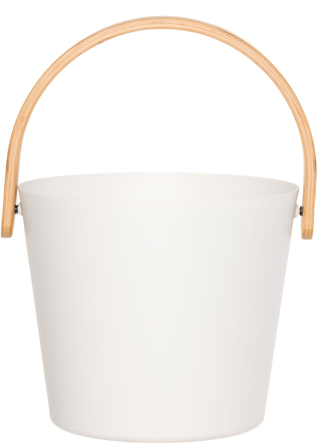 Rento Sauna Bucket Aluminum, White - Finnish Sauna Accessories