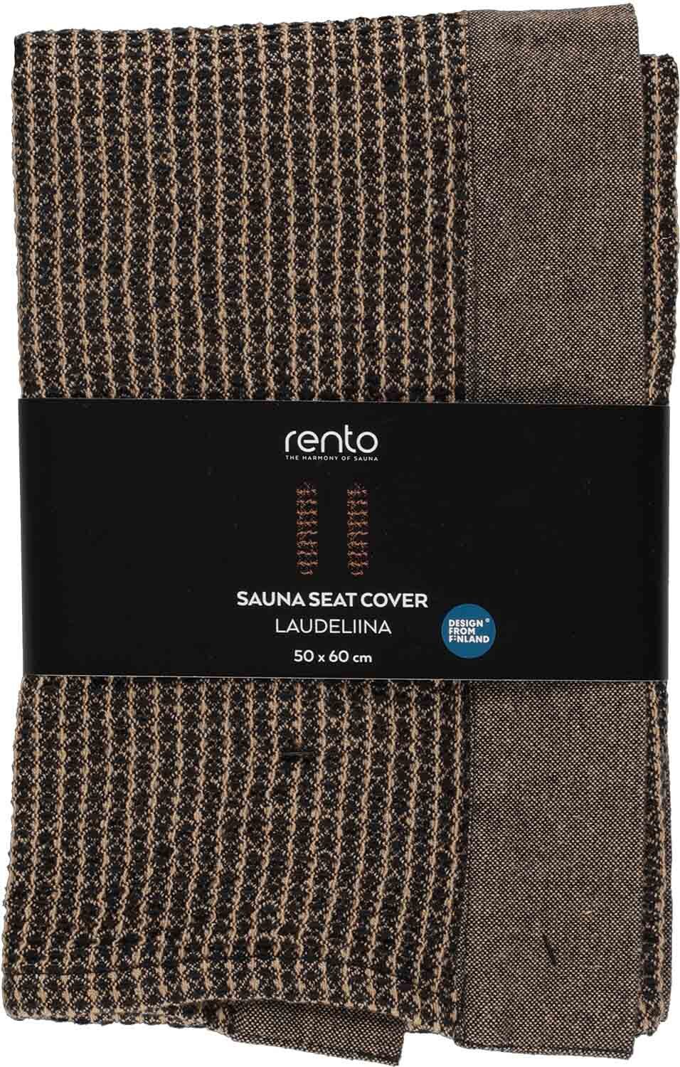 Rento Kenno Sauna Seat Cover - Brown - 20" x 24" / 50 x 60 cm