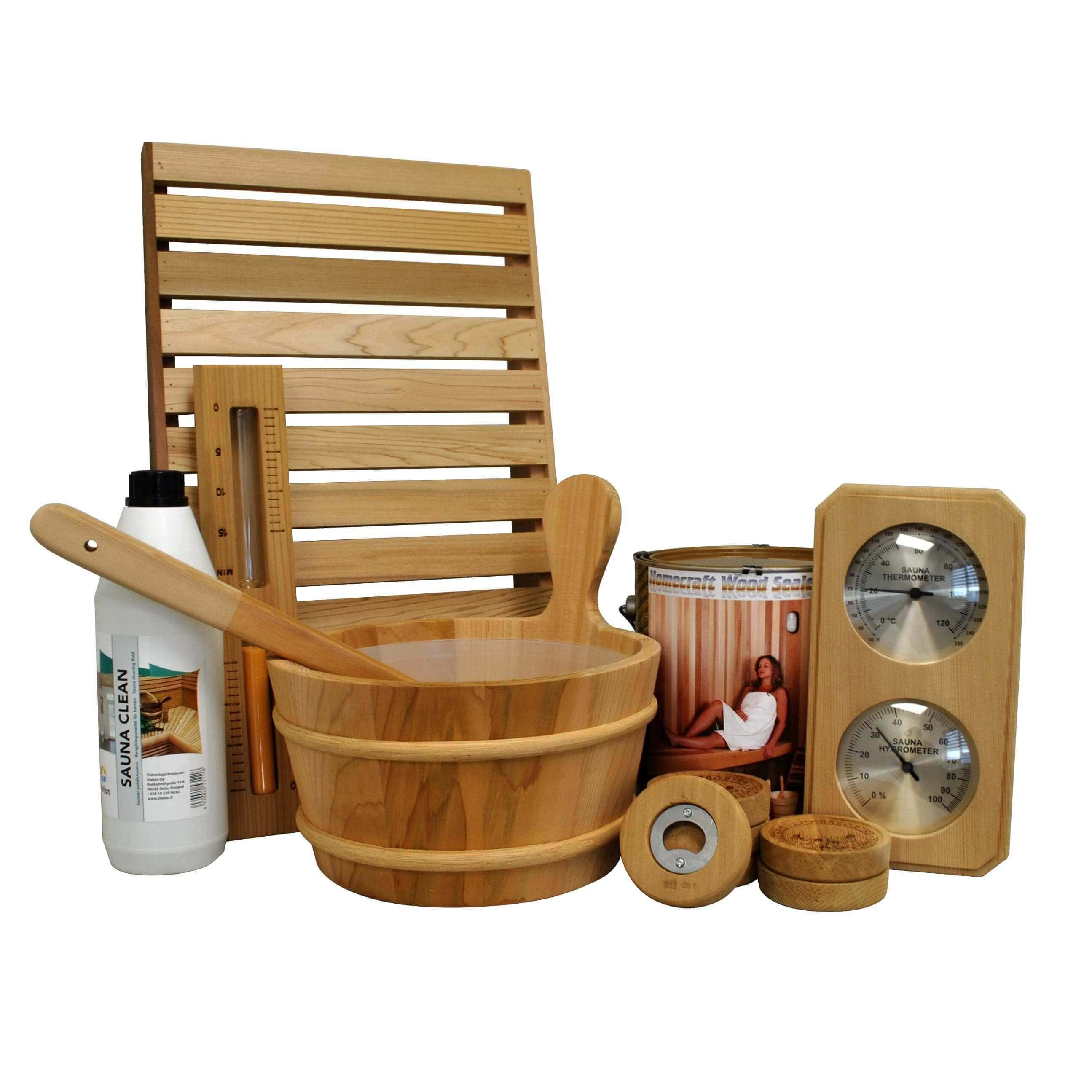 Sauna Accessories And Complete Sauna Accessory Kit | Heater4Saunas