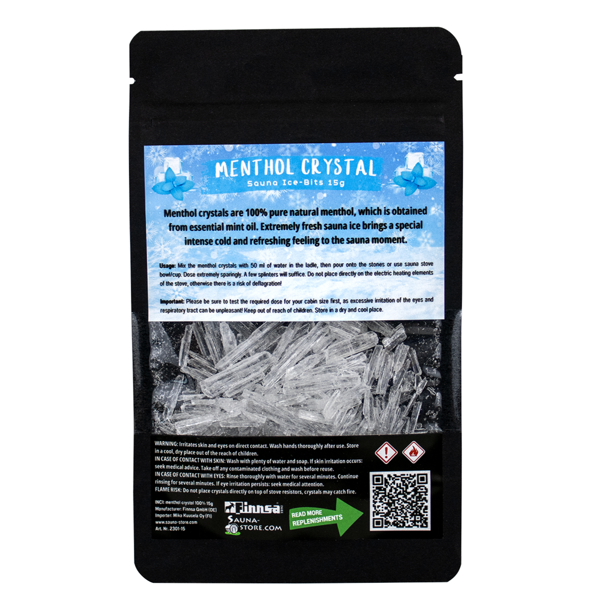 Menthol Crystal Ice-Bits Sauna Scent - 15 g