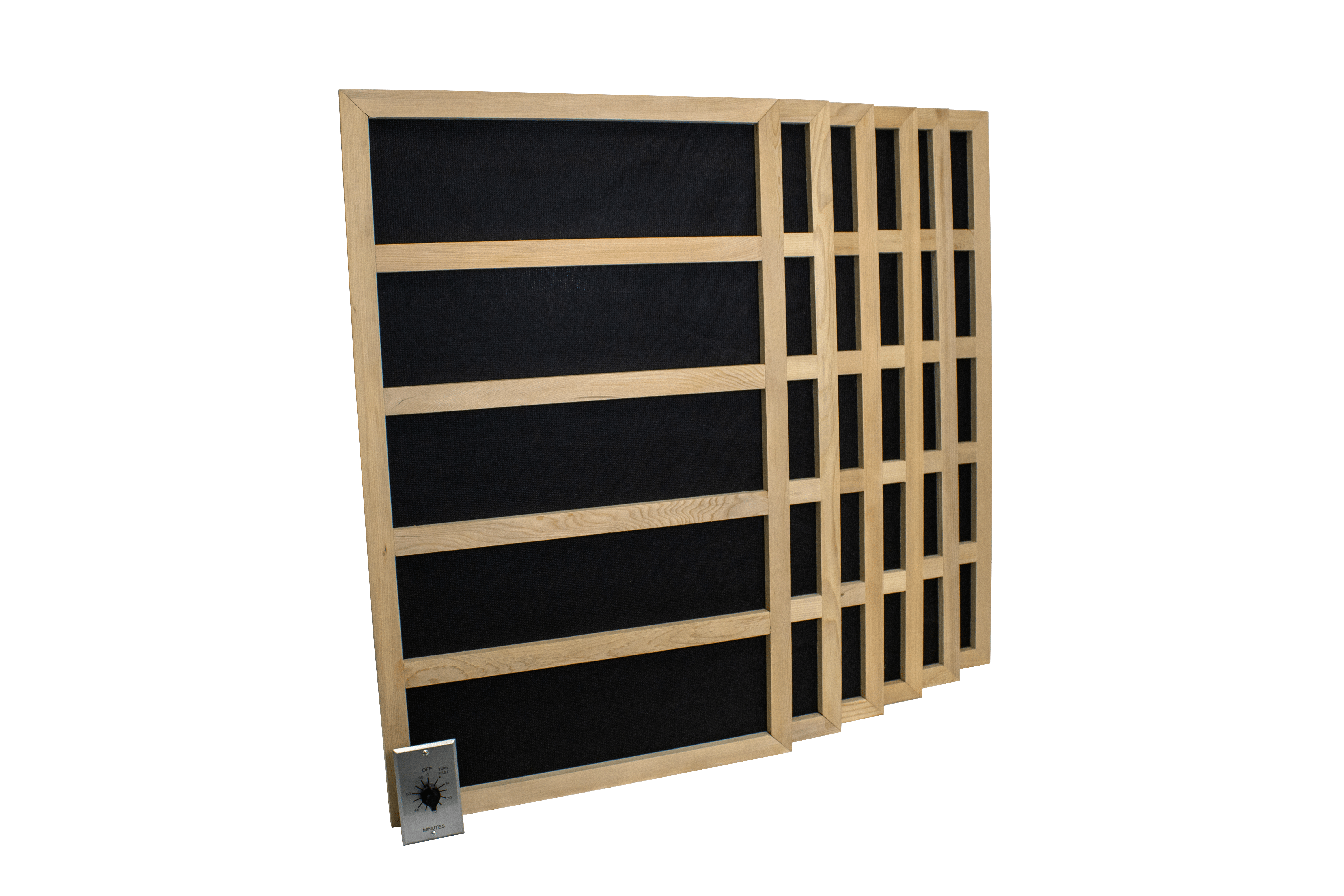 Infrared Sauna Heater Package with Mechanical Timer - 1800 WATT-240VAC