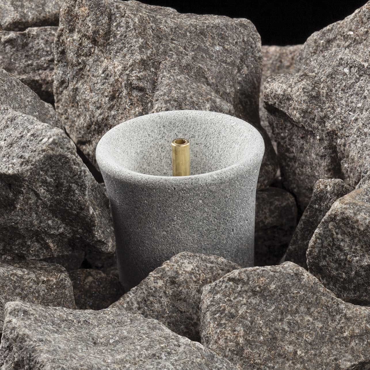 Hukka Sisukas Soapstone Fountain for Sauna Stoves